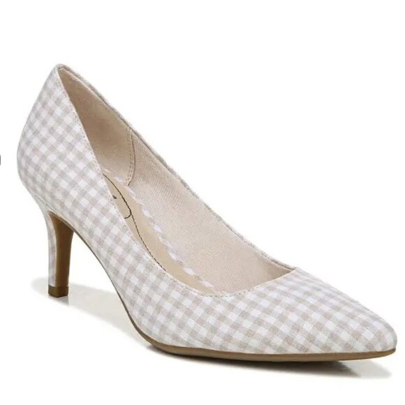 Life Stride Women's Sevyn Gingham Print Pump -  8W - Picture 1 of 8